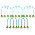 2-16pcs Dive Door Rope Toy Reusable Funny Swimming Game Aids Dive Door Adults Kids Water Sports Swim Rings Pool Water Thru Rings 10PCS
