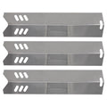 3-Pack BBQ Grill Heat Shield Plate Tent Replacement Parts for Backyard Classic GBC1255W - Compatible Barbeque Stainless Steel Flame Tamer, Flavorizer Bar, Vaporizer Bar, Burner Cover 15