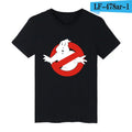 Ghostbusters Movie Cotton T-shirt Men Casual Short Sleeve T Shirts with Ghost Busters Mens Summer Tee