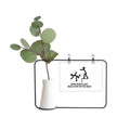 Tap Guide Back Metal Picture Frame Cerac Vase Decor