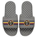Youth ISlide Gray Denver Nuggets Stripes Slide Sandals