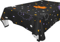 Hyjoy Halloween Ghost Tablecloth Waterproof Washable Polyester Square Table Cover Durable Tablecloth for Kitchen Dining Table Party Decor (60 X 90 Inch)