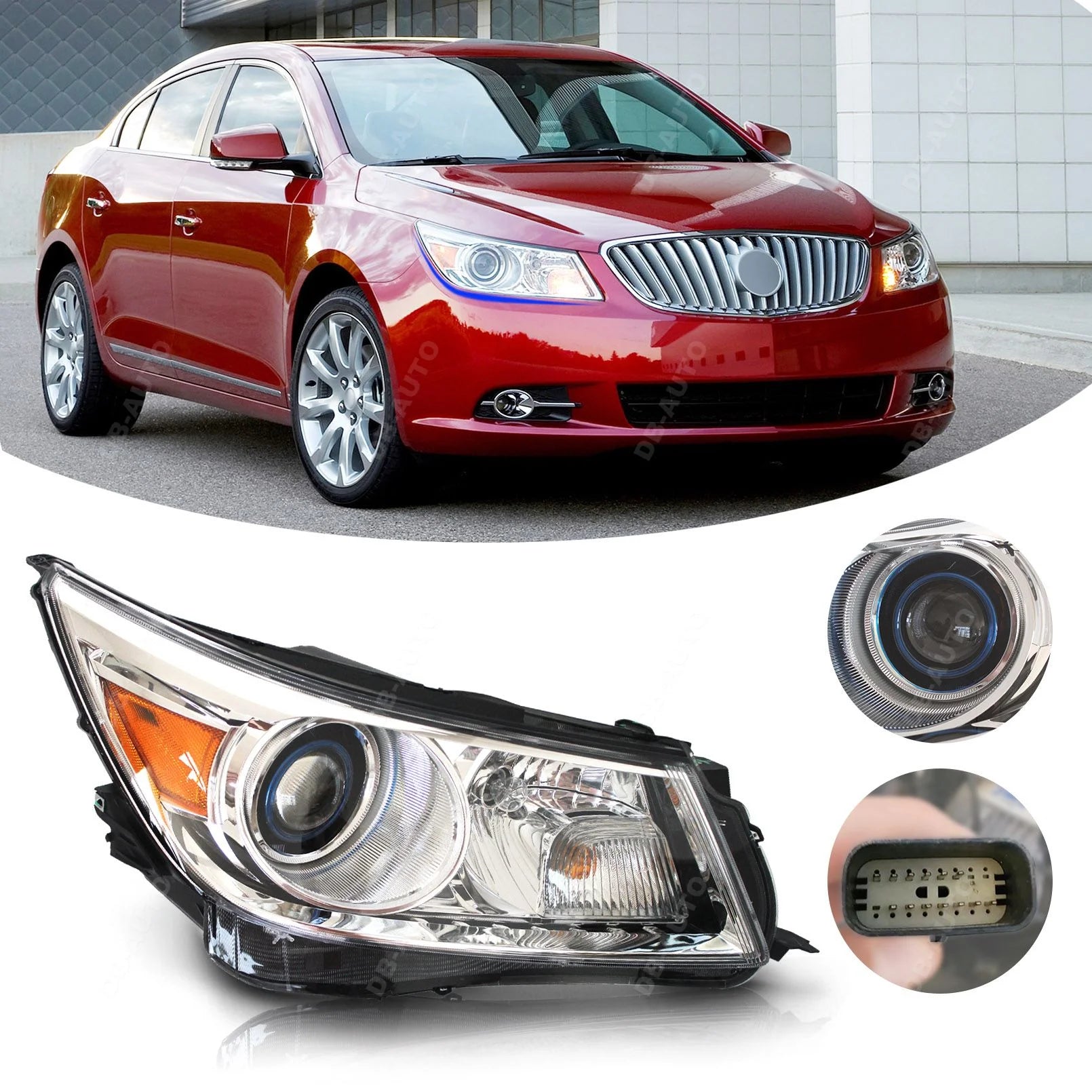 Headlight Passenger Side Right RH For 2010-2013 Buick LaCrosse HID Xenon Model