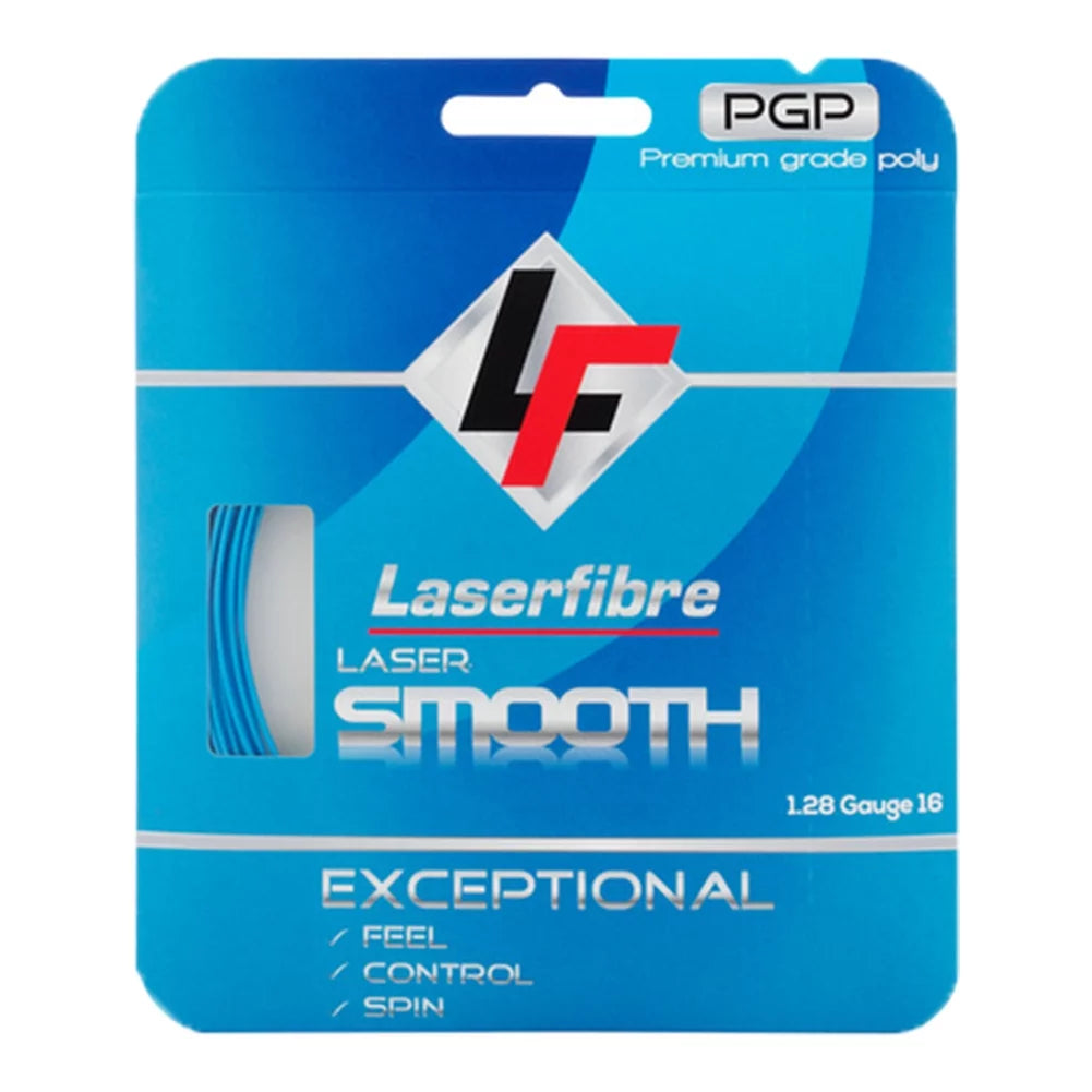 Laserfibre Laser Smooth 16G Tennis String Blue (   Blue  )