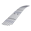 APS Compatible with Chevy Silverado 1500 2007-2013 Tow Hook Covered Lower Bumper 304 Stainless Steel Chrome Horizontal Billet Grille Insert C65767S