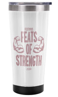Seinfeld Official The Final Tradition 20 oz Travel Tumbler, Stainless Steel, Vacuum Insulated with Leak Resistant Slide-Lock Lid