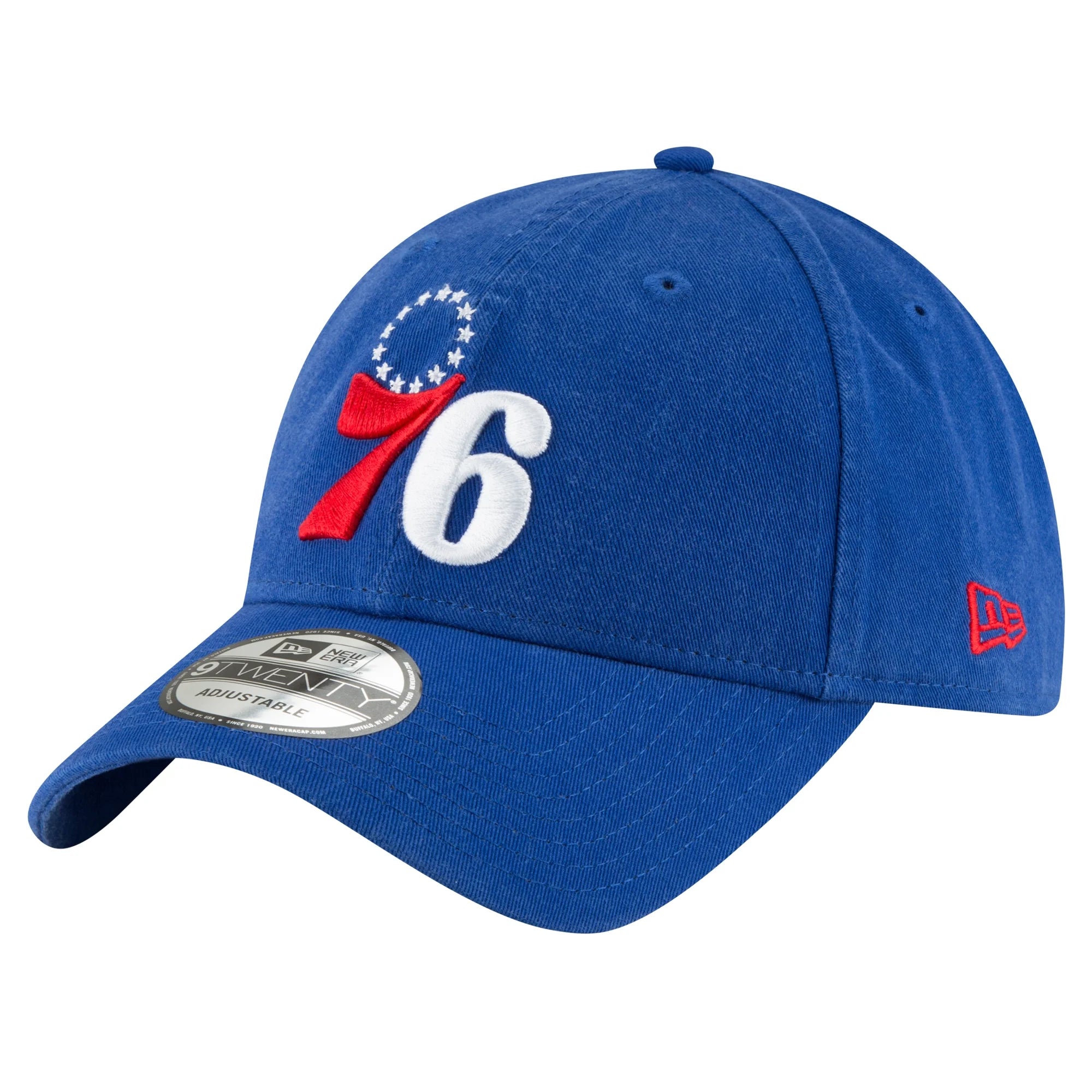 Men's New Era Royal Philadelphia 76ers Team 2.0 9TWENTY Adjustable Hat - OSFA