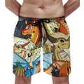 Dragon Wings Of Fire WOF Men's Swim Trunks Quick Dry Beach Board Shorts Summer Beachwear Swimwear Swim Shorts With Mesh Lining And Pockets