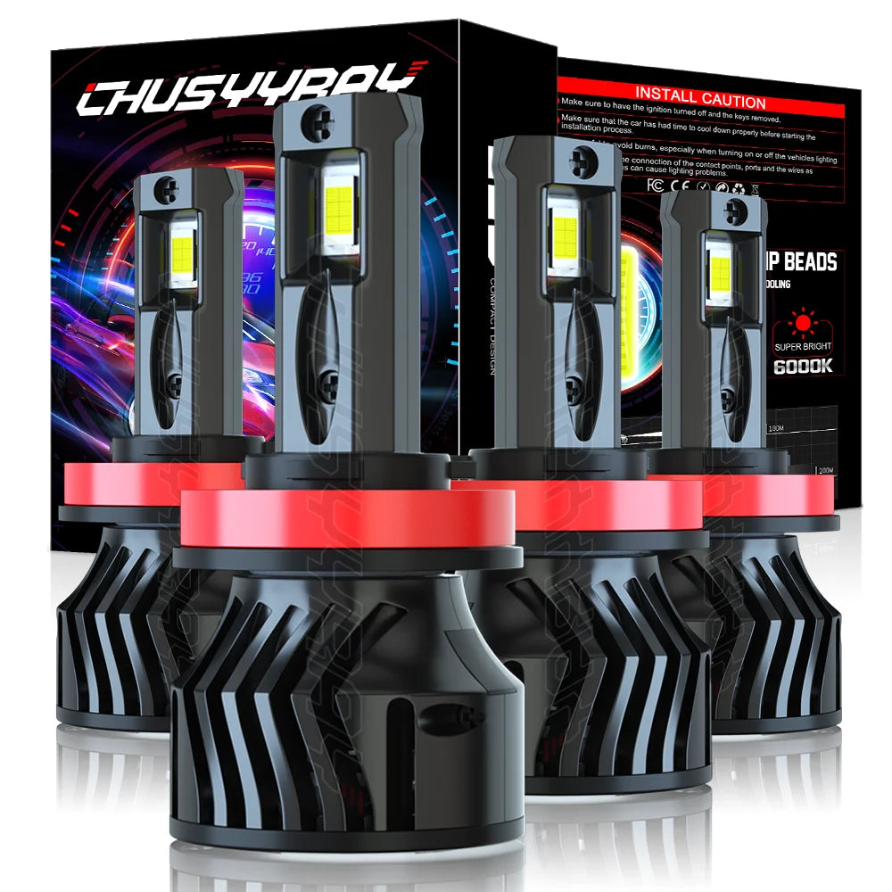 4X H9 H11 LED Headlight Bulb High Low Beam 6000K Plug&Play Fit Buick LaCrosse 10-13£¬CHUSYYRAY