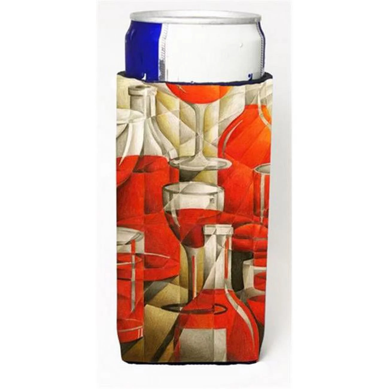 Red Wine Bottles & Glasses Michelob Ultra Can coolers for Slim Cans