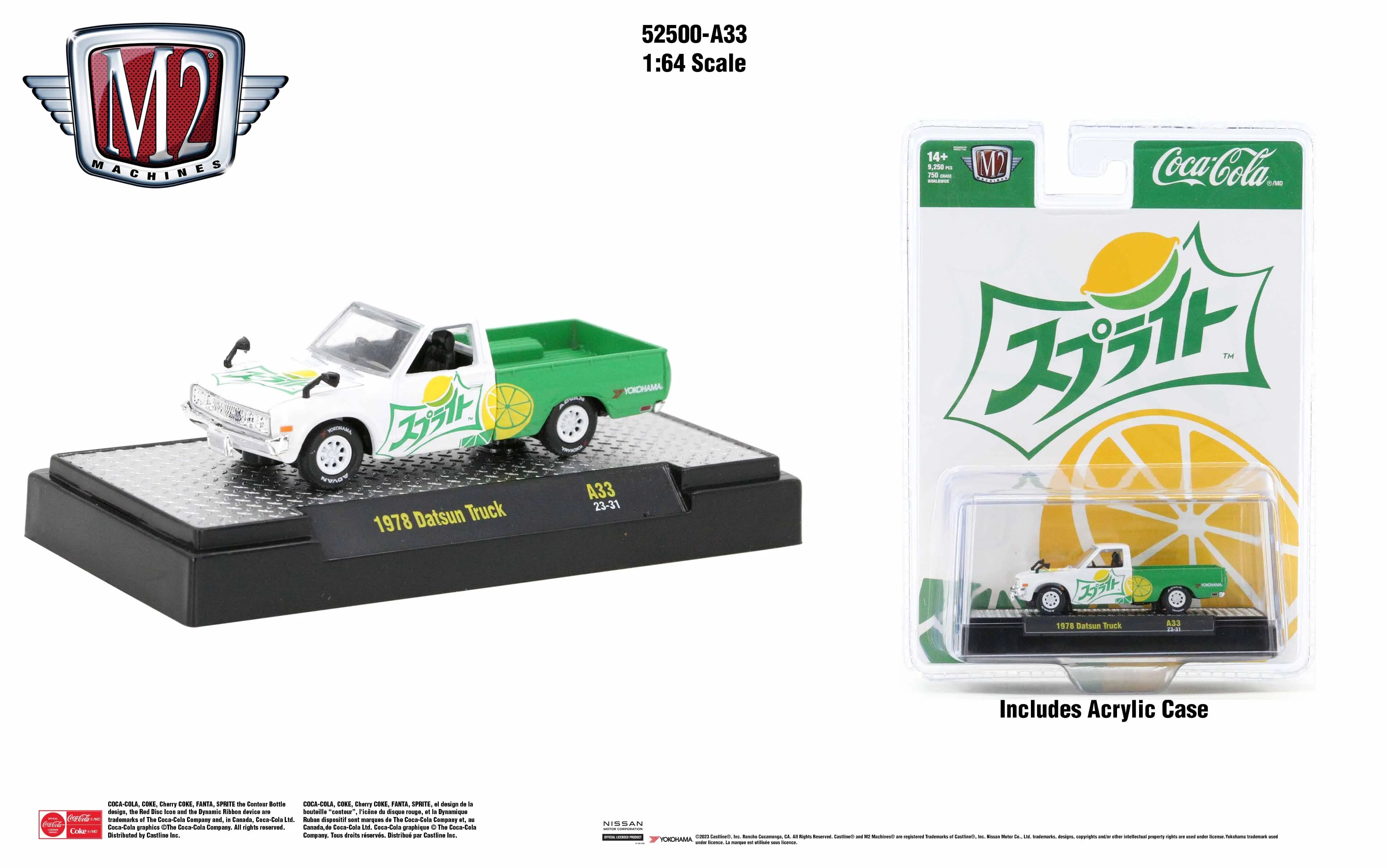 M2 Machines Coca-Cola Release A33 1978 Datsun Truck
