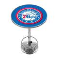 Philadelphia 76ers NBA Chrome Pub Table