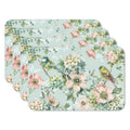 CounterArt Mint Crush 4-Pack Reversible Flexible Plastic Tabletop Placemats