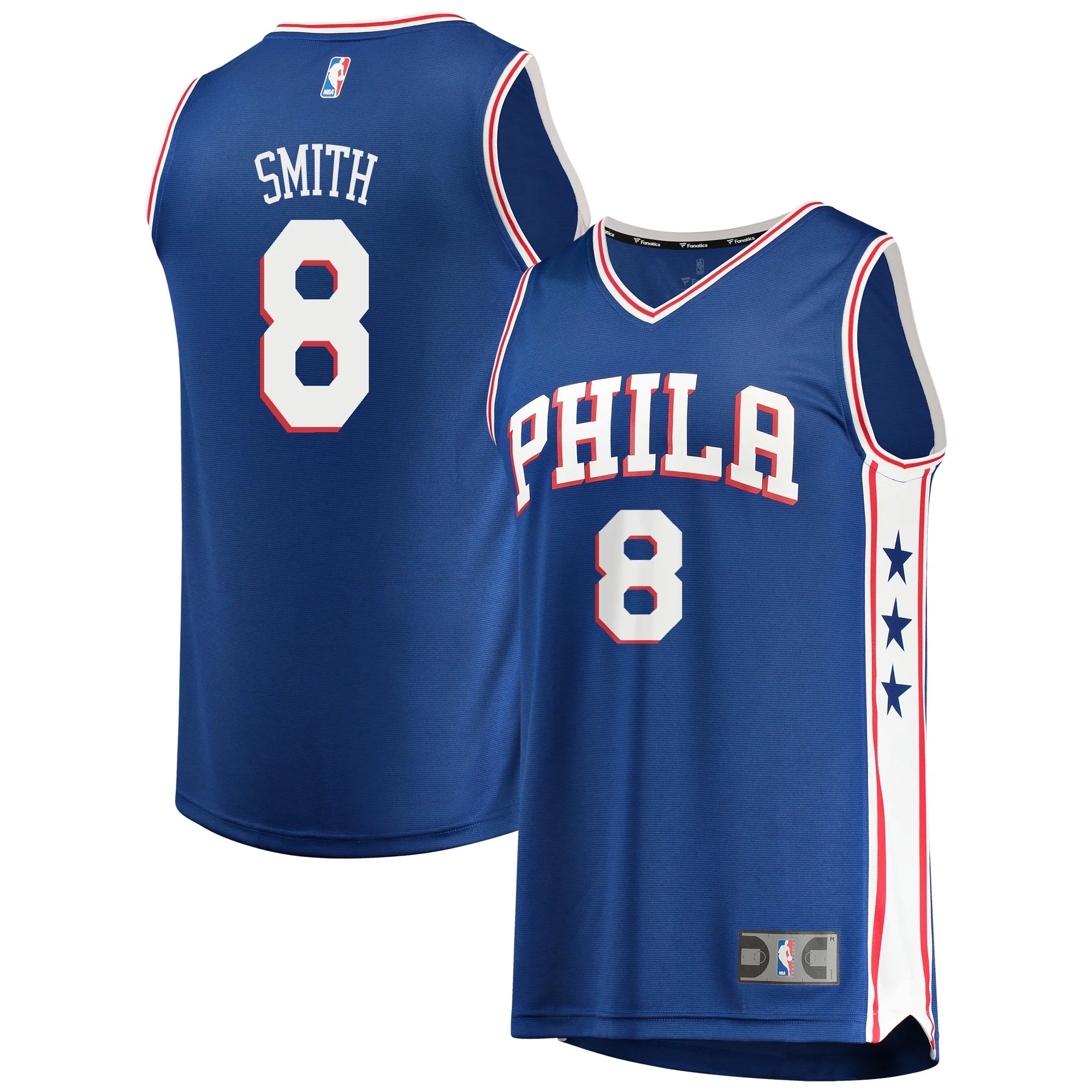 Youth Fanatics Branded Zhaire Smith Royal Philadelphia 76ers Fast Break Replica Jersey - Icon Edition