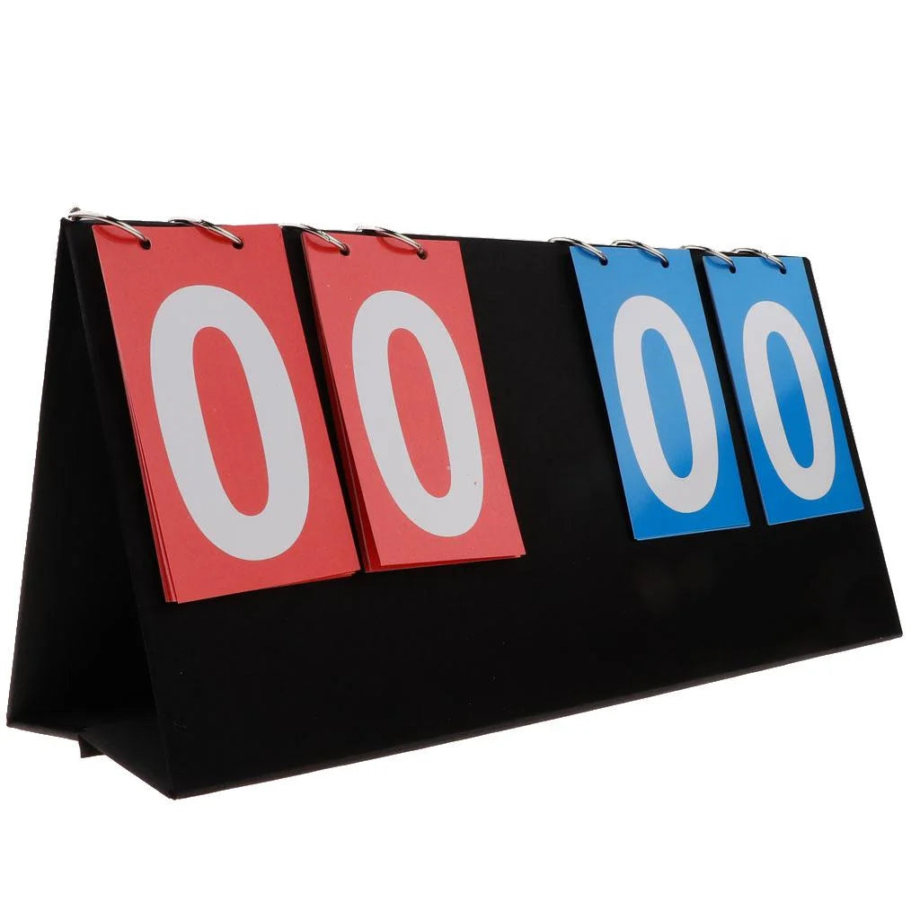 Durable Table Tennis, Basketball Flip Scoreboard Cards for Basketball, Table Tennis