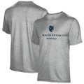 Men's Gray Macalester Scots Water Polo Name Drop T-Shirt