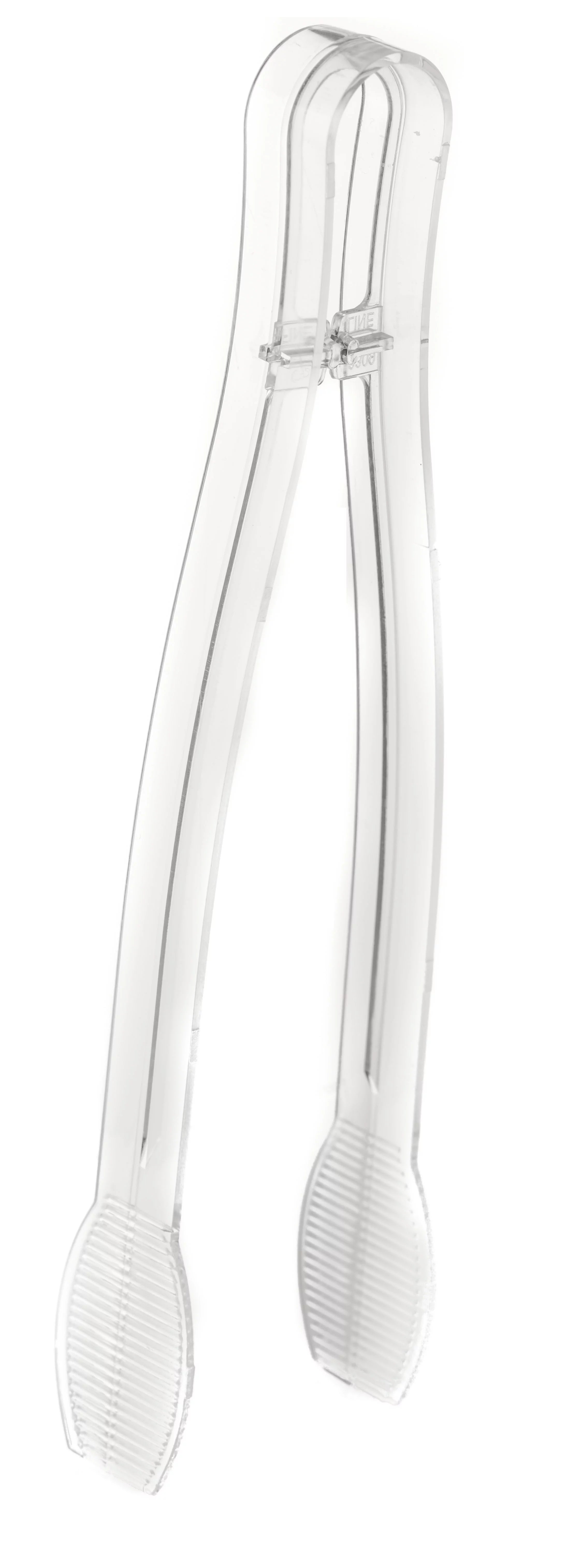 [3 PACK] 9 inch Heavy Duty Clear Serving Tongs - Plastic Disposable Salad Tongs - High Heat Plastic, Catering, Salads, Bakery, Buffets, BBQ, Ice, Hot and Cold Foods by EcoQuality (9)