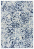 Gatney Rugs Woodwind Area Rug PN6959 Ivory Vines Distressed 2' 3 x 7' 7 Rectangle