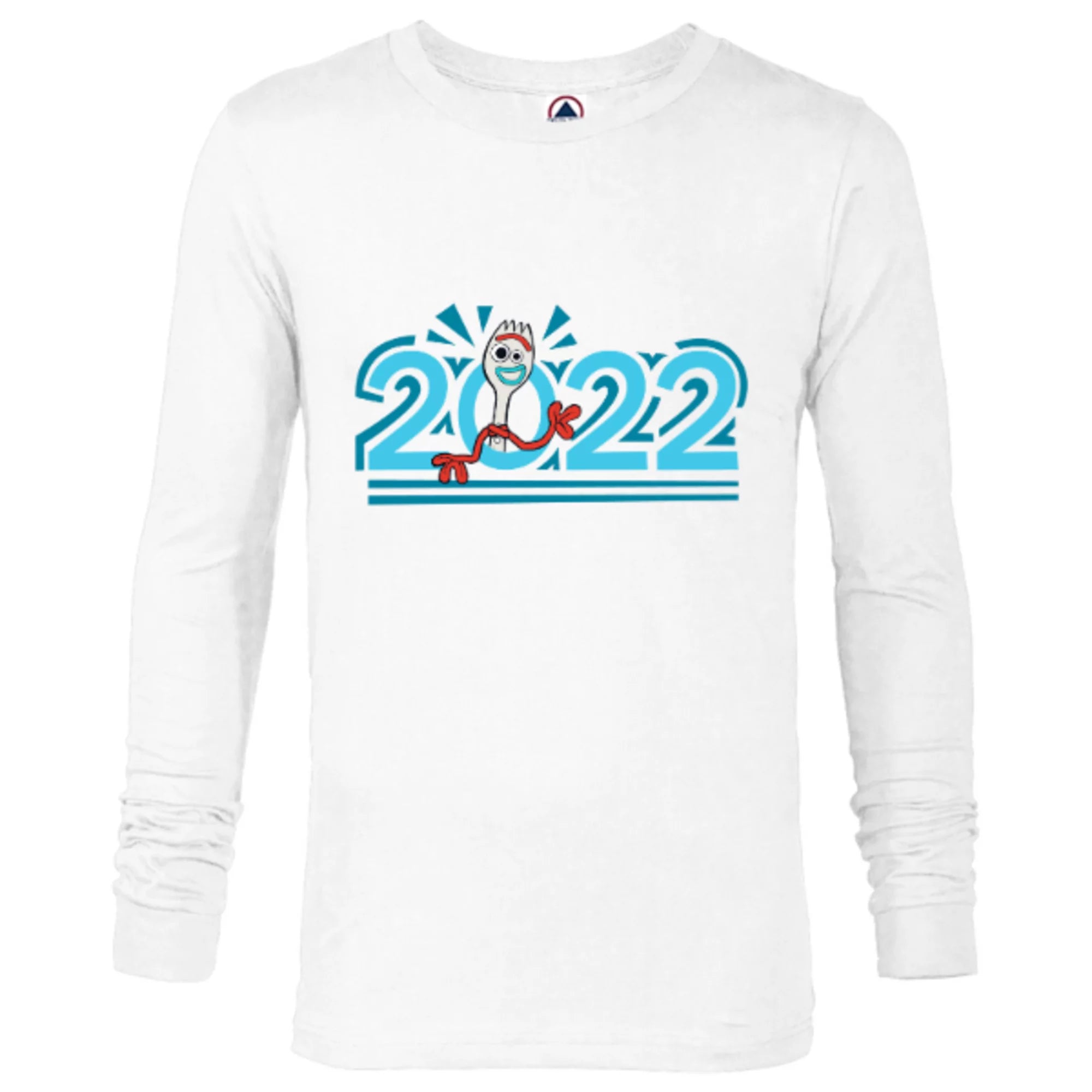 Disney and Pixar¡¯s Toy Story Forky 2022 - Long Sleeve T-Shirt for Men ¨C Customized-White
