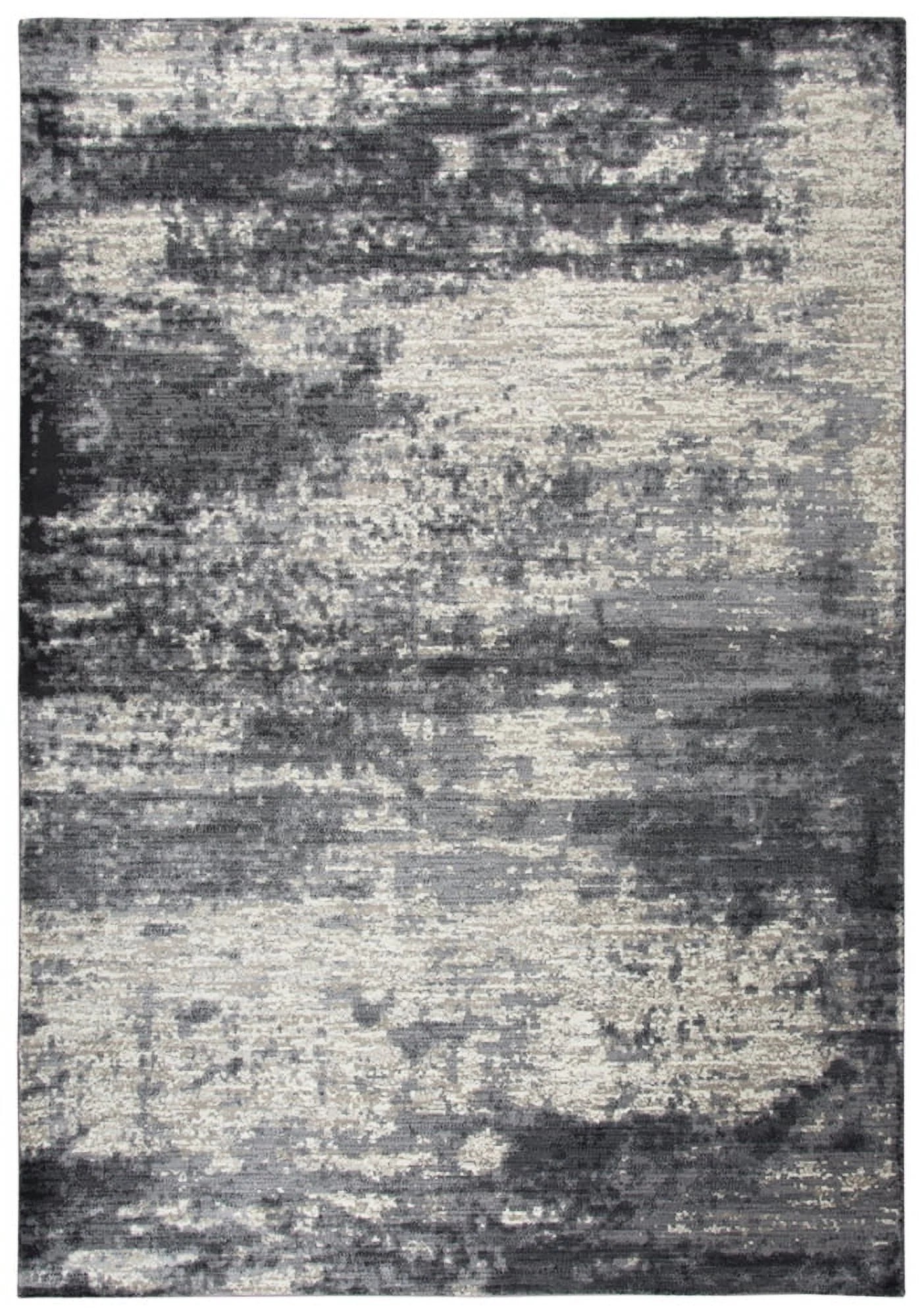 Gatney Rugs Woodwind Area Rug PN6990 Light Blue Faded Distressed 6' 7 x 9' 6 Rectangle