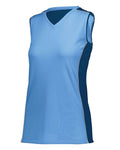 Augusta Sportswear - Women's Paragon Jersey - Color - Maroon/ White/ Silver Grey - Size - M