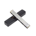 Panda Superstore PS-MUS11972961-JOE00961 24 Holes Harmonica in C for Beginners, Silver