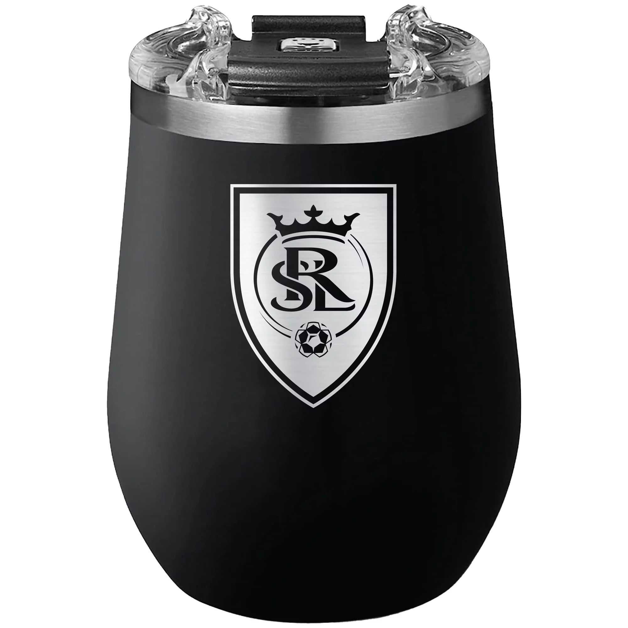 BruMate Black Real Salt Lake 14oz. Wine Tumbler