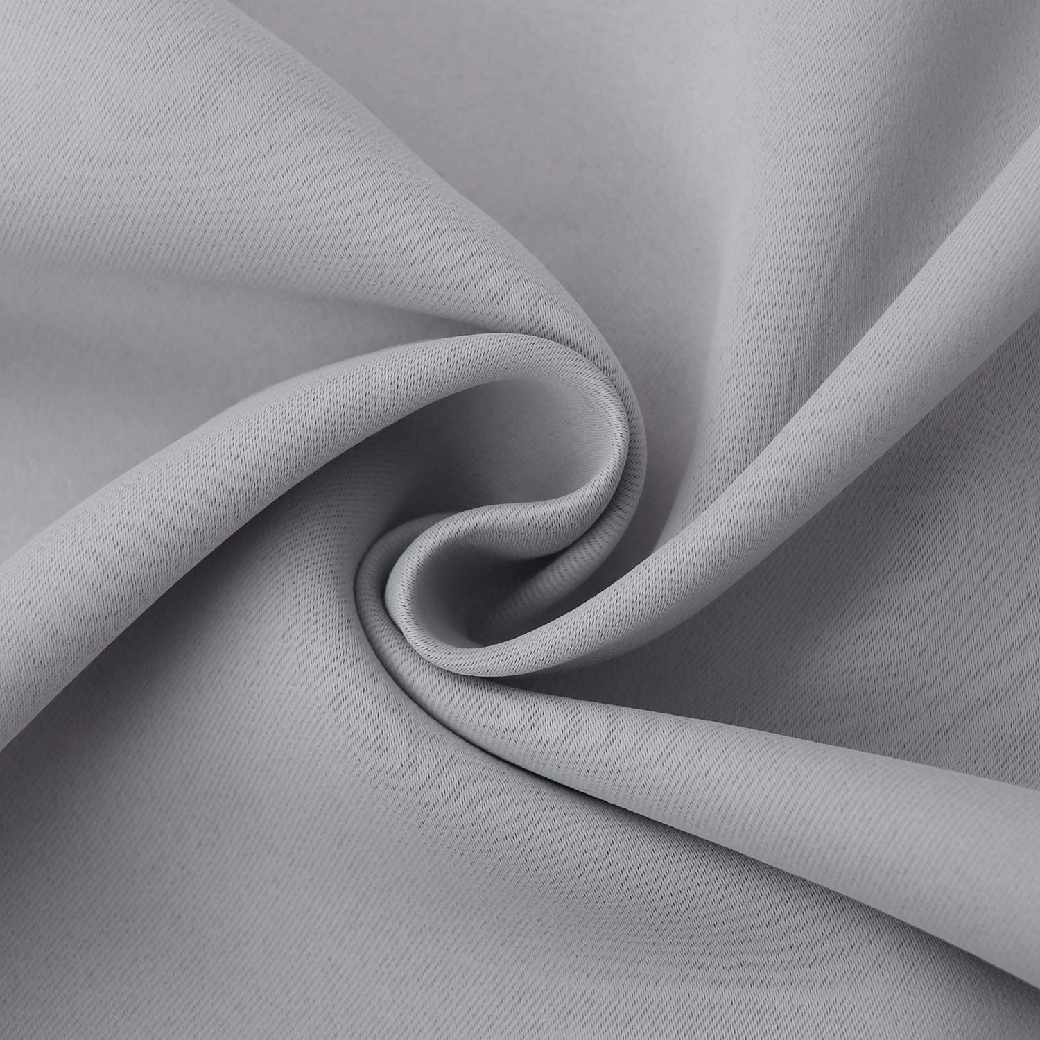 52x63 Solid Color Curtains Home Decorative Hanging Back Tap, Nursery Room Bedroom Kitchen Office Windows Home Decaration, Grey White