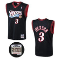 Philadelphia 76ers Allen Iverson Black Mitchell & Ness Swingman Jersey (M)