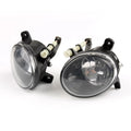 Pair For 09-11 Audi A4 B8 Sedan A6 S6 C6 12V 55W Front Bumper Fog Driving Light