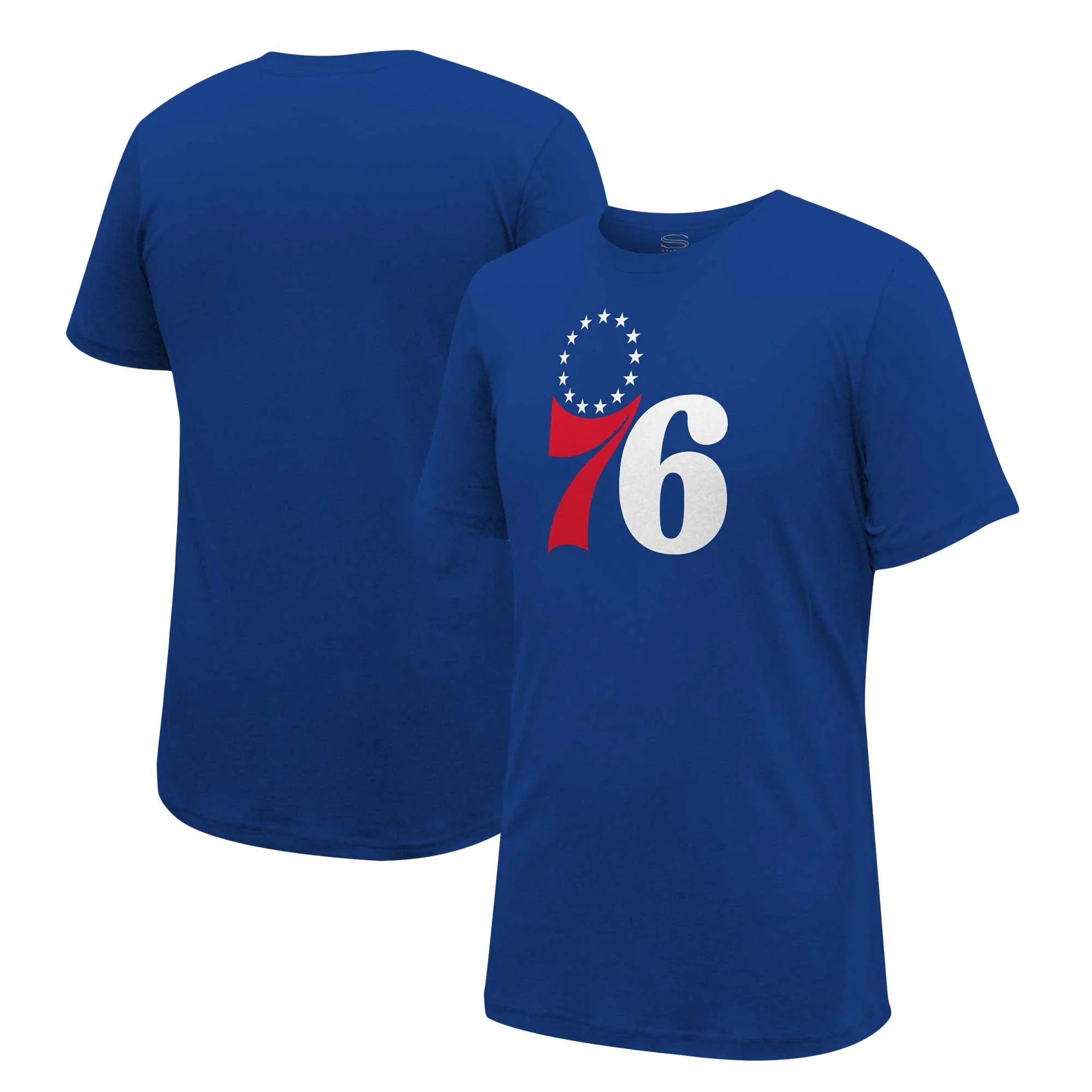 Unisex Stadium Essentials Royal Philadelphia 76ers Primary Logo T-Shirt