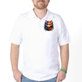 CafePress - Cute Cat Watercolor - Golf Shirt, Pique Knit Golf Polo