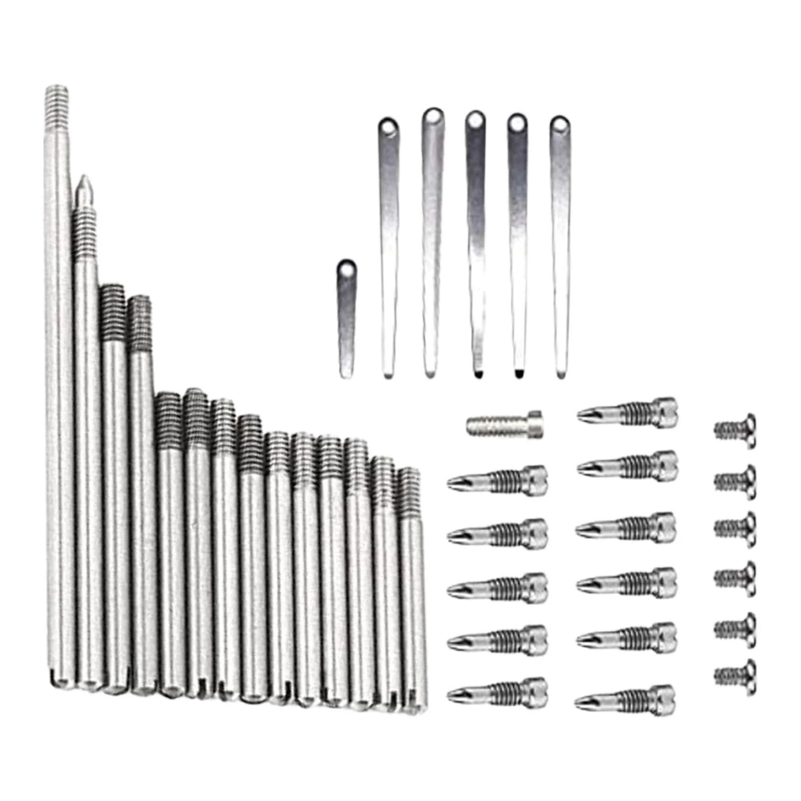 MERIGLARE Clarinet Repair s Screws Sturdy Practical Lightweight Clarinet Shaft Rods Maintenance Parts Woodwind Instrument Parts