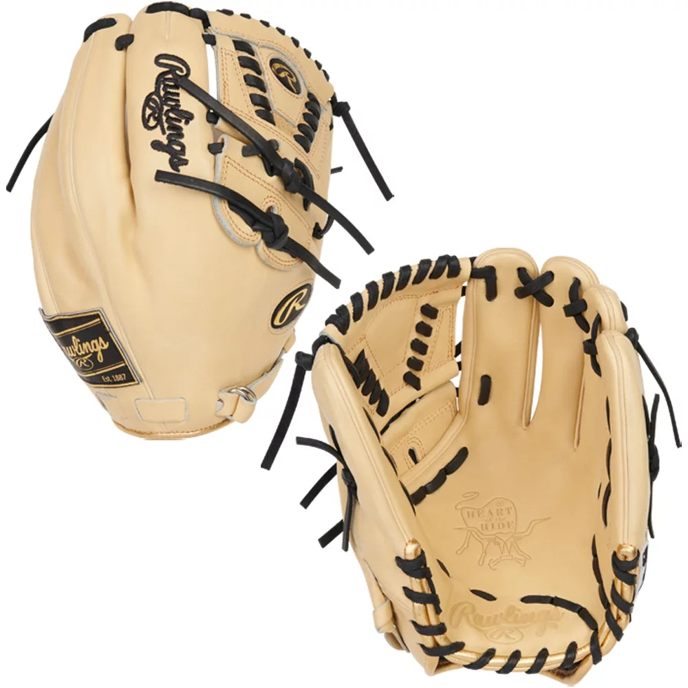Rawlings Sporting Goods Rawlings Pro Label 7 206 F 12 Baseball Glove (Pro206f-30C) 2 Piece Camel 12 Right Hand /Camel