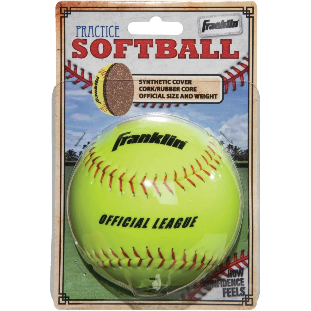 1PACK Franklin White Synthetic Softball