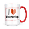 Neonblond I Love wakesurfing Mug gift for Coffee Tea lovers