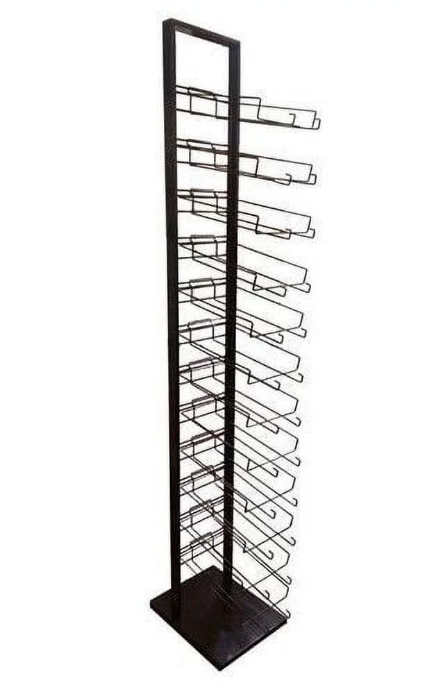 12 Tier Baseball Cap Hat Rack Floor Stand (Cap Tower Display)