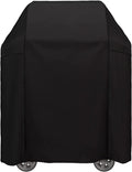 Black Grill Cover | 30 Inch | Hydrophobic Polyester | Gas Grill Cover, Waterproof, UV Resistant, Fits Most Brands Of Grills