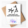 Tap Guide Back Art Deco Fashion Welcome Back Greeting Cards Envelopes Blank