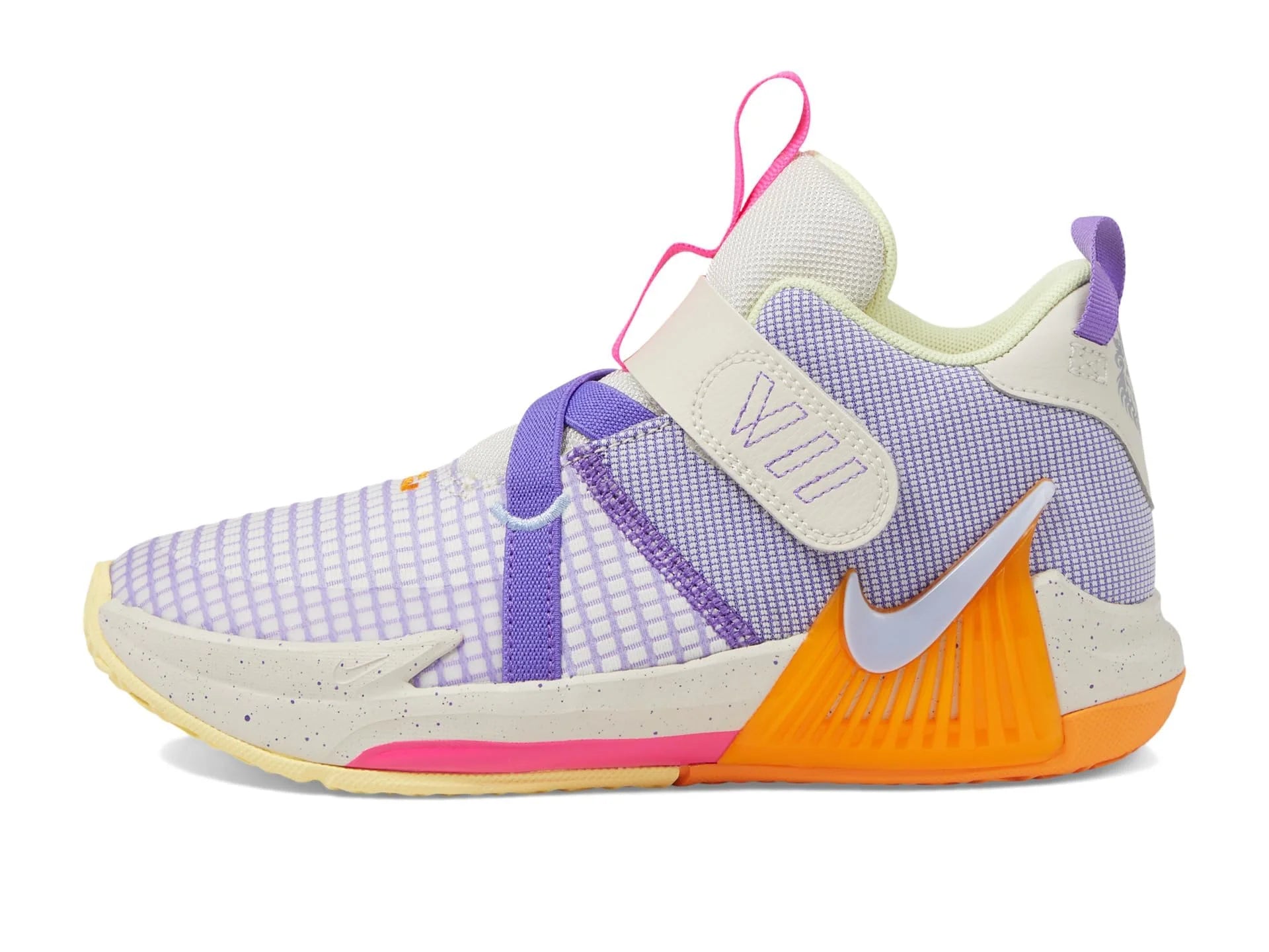 Nike Lebron Witness VII (Little Kid) Light Orewood Brown/Cobalt Bliss/Action Grape 13 Little Kid M