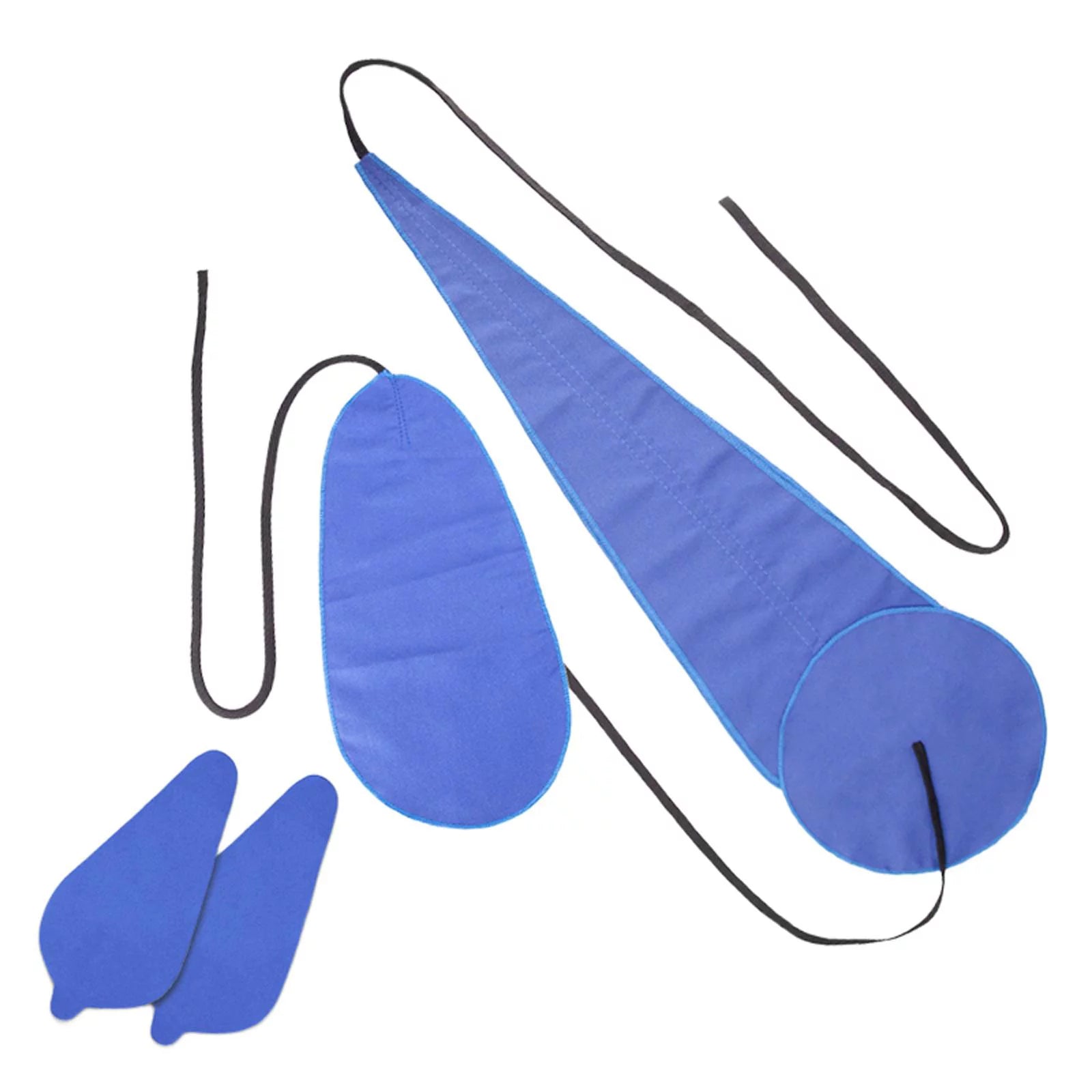 4Pcs Lightweight Absorbent Cloth with Belt Inner Wipe Cloth Cleaning Care for Travel Woodwind instrument Flute Indoor