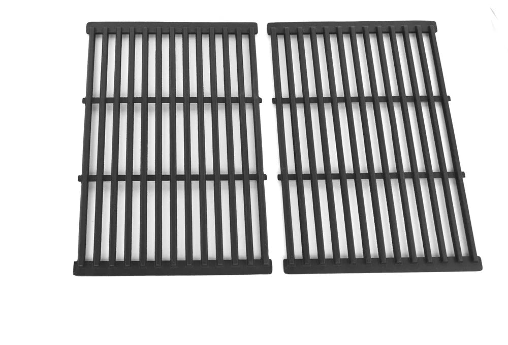 Replacement Cast Iron Cooking Grates for Bbq-pro BQ51011, Brinkmann 2500, Gas Models, Set of 2