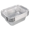 Uxcell Aluminum Foil Pans 15oz Disposable Trays Take Out Barbecue Baking Roasting Kitchen Containers 35 Pack