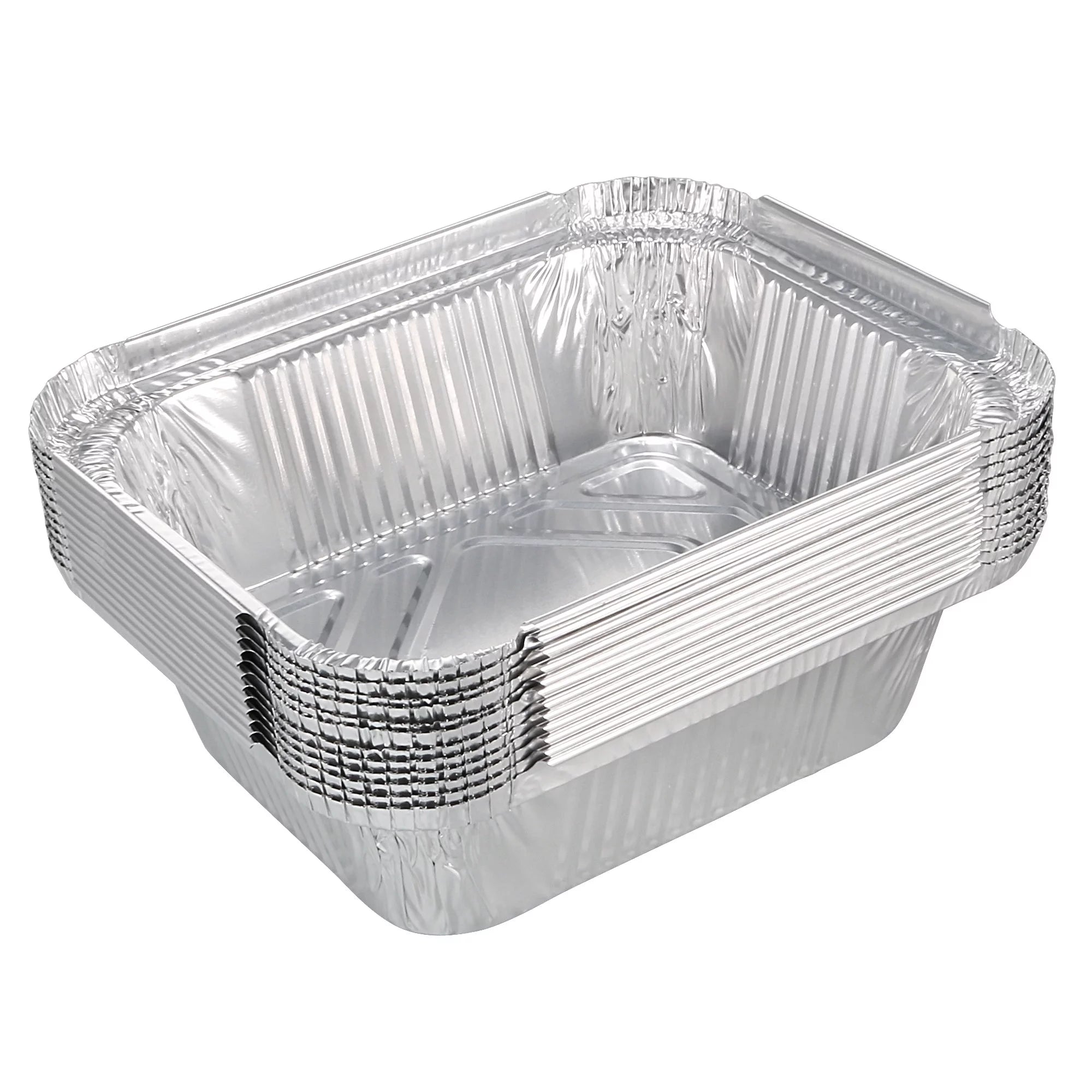 Uxcell Aluminum Foil Pans 15oz Disposable Trays Take Out Barbecue Baking Roasting Kitchen Containers 35 Pack