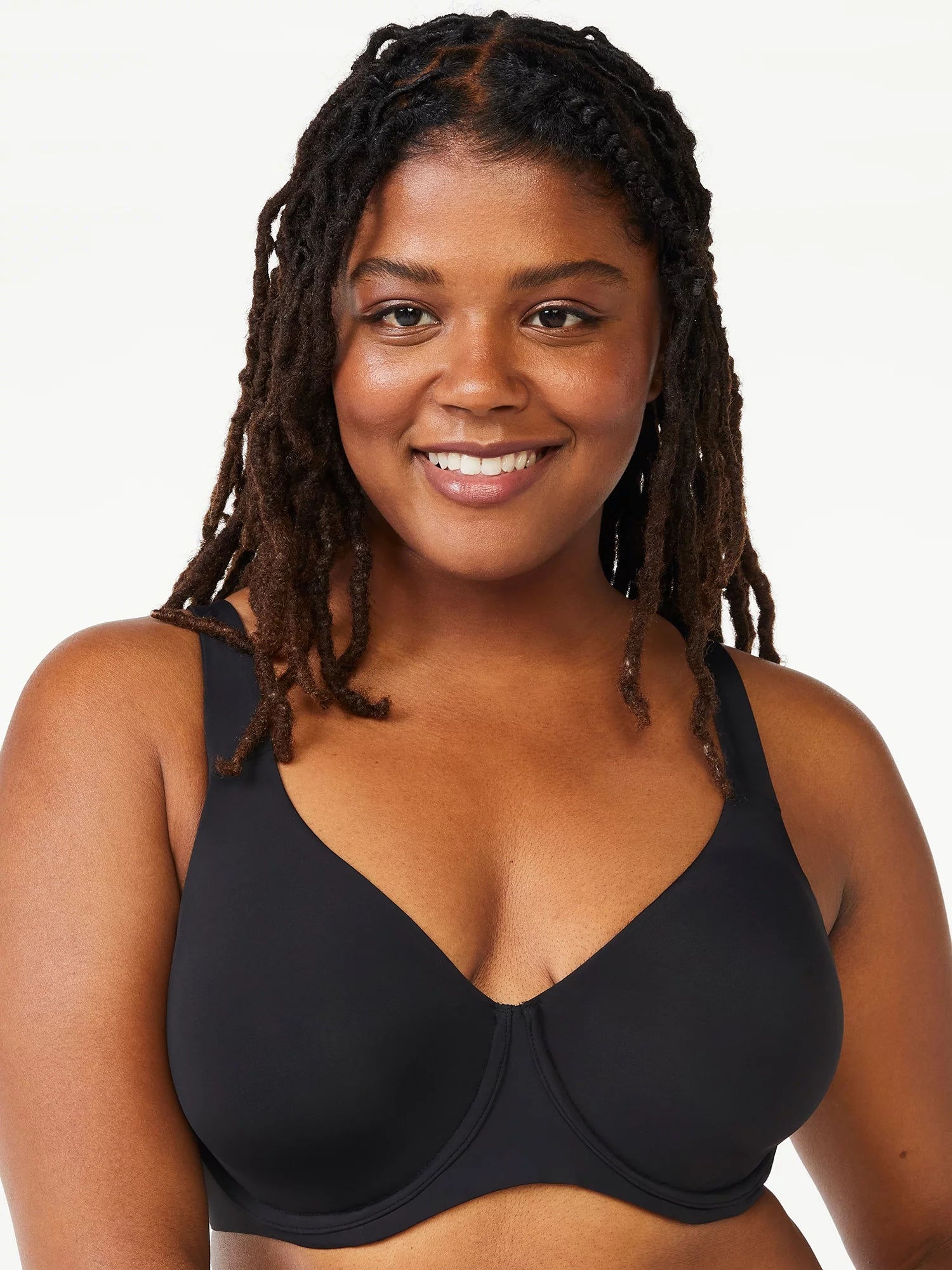 Joyspun Women's Full Coverage Unlined Bra, Sizes 34C to 42DD
