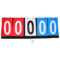 Yueyihe Desk Flipper Scoreboard Portable Tabletop Score Board Flip Scorekeeper for Soccer Basketball