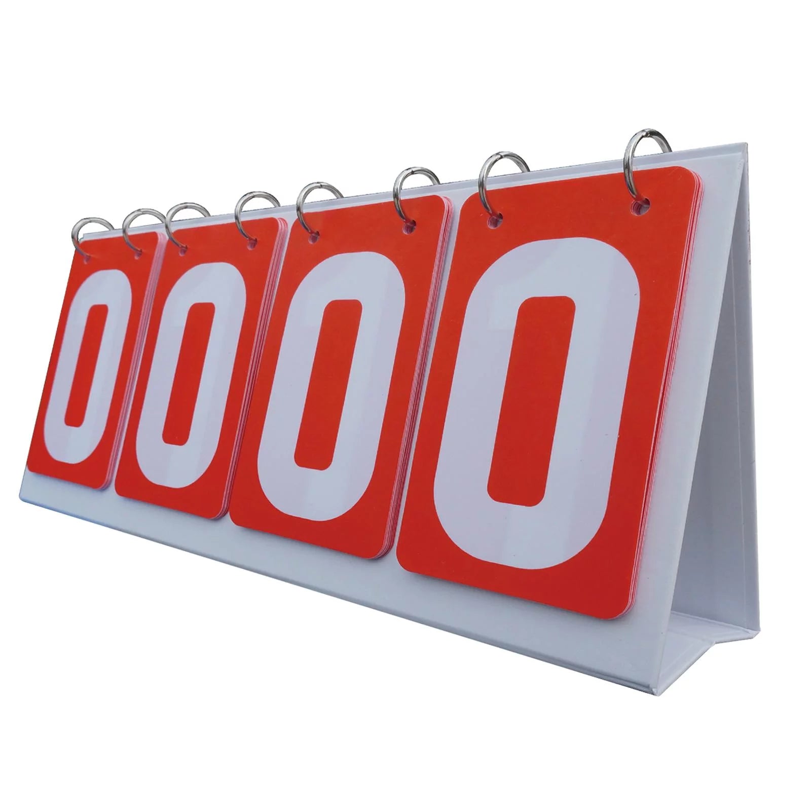 Table Top Scoreboard Score Keeper Stable for Basketball Indoor Sports Soccers red