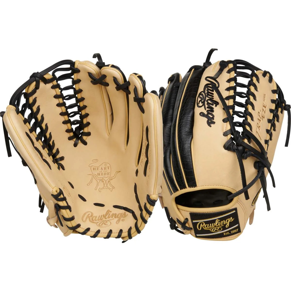 Rawlings Heart of the Hide Series Baseball Glove | RHT | 12.75 inch | Outfield