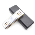 Uteam 2-in-1 Dual-sided Tremolo Harmonica Mouth Organ Dural Key of C&G 24 Double Holes Reed Wind