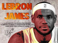 LeBron James Poster Back to Cavs Quote Art Print (24x18)